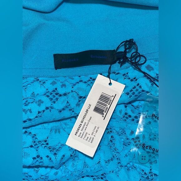 Proenza Schouler floral lace shirtdress size 4 - Picture 15 of 15